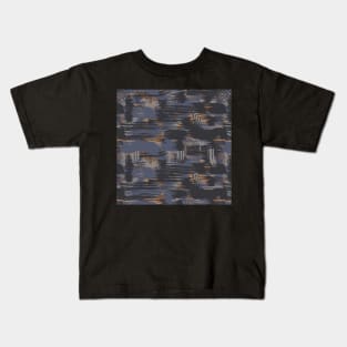 Camouflage pattern. Grunge military background Kids T-Shirt